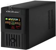 Listwy zasilające - QOLTEC Zasilacz awaryjny UPS MONOLITH | 1000VA | 600W | LCD | USB - miniaturka - grafika 1