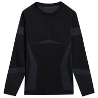 Pozostała odzież narciarska - 4F Victoria, podkoszulek narciarski, damski, czarny - miniaturka - grafika 1