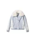 Kurtki damskie - Desigual Kurtka damska, NIEBIESKI, XXL - miniaturka - grafika 1