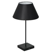 Lampy stojące - Luminex USB 901 lampa stołowa lampka 1x60W E27 czarny/biały - miniaturka - grafika 1