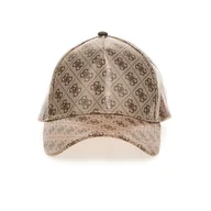 Czapki damskie - Damska Czapka z daszkiem GUESS BASEBALL CAP AW9937POL01-LWN – Brązowy - miniaturka - grafika 1