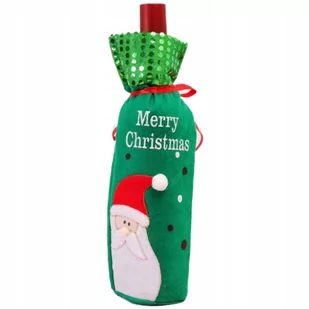 ŚWIĄTECZNY POKROWIEC WINO ALKOHOL FILCOWY Z7_3 - Ozdoby bożonarodzeniowe - miniaturka - grafika 1