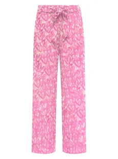 ONLY Spodnie w kolorze różowym - Spodnie damskie - miniaturka - grafika 1