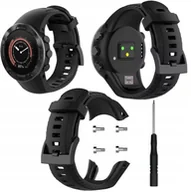 Akcesoria do smartwatchy - Opaska / Pasek silikonowy do Suunto 5 Czarny Braders - miniaturka - grafika 1