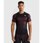 Kimona, stroje i obuwie - Venum Rashguard Krótki Rękaw G-Fit Air Deep Black/Fire Red - miniaturka - grafika 1