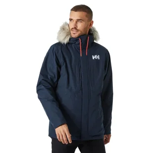 Męska kurtka zimowa Helly Hansen Coastal 3.0 Parka navy - S - Kurtki i kamizelki sportowe męskie - miniaturka - grafika 1