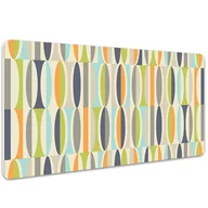 Podkładki na biurko - Podkładka ochronna na biurko Retro wzór 100x50 cm, Dywanomat - miniaturka - grafika 1