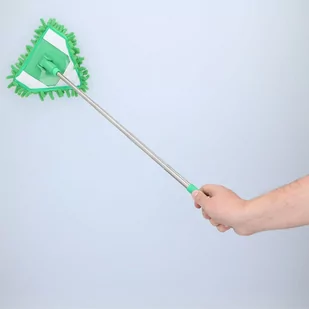 Lifetime - teleskopowa miotełka, ściereczka do kurzu, frędzle z mikrofibry 34-96 cm (żółty) - Miotły, szufle, mopy - miniaturka - grafika 1