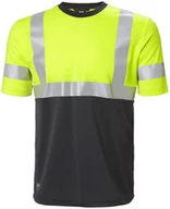 Odzież robocza - T-shirt HELLY HANSEN Addvis T-Shirt CL1, yellow 4XL - miniaturka - grafika 1