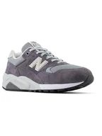 Trampki damskie - New Balance Skórzane sneakersy "580" w kolorze szarym - miniaturka - grafika 1