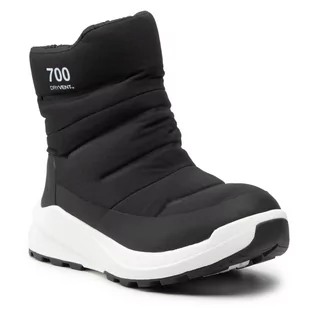 Śniegowce damskie - The North Face Śniegowce Nuptse II Bootie Wp NF0A5G2IKY41 Tnf Black/Tnf White - grafika 1