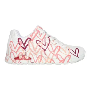 Tenisówki Skechers Model Uno-spread The Love Kolor Biały - Buty trekkingowe damskie - miniaturka - grafika 1