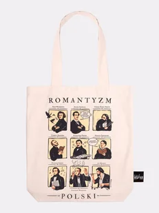 ROMANTYZM POLSKI / torba bawełniana / ecru - Torby i wózki na zakupy - miniaturka - grafika 1