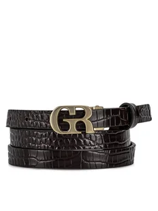 Gino Rossi Pasek BLYL23007 Brązowy - Paski - miniaturka - grafika 1