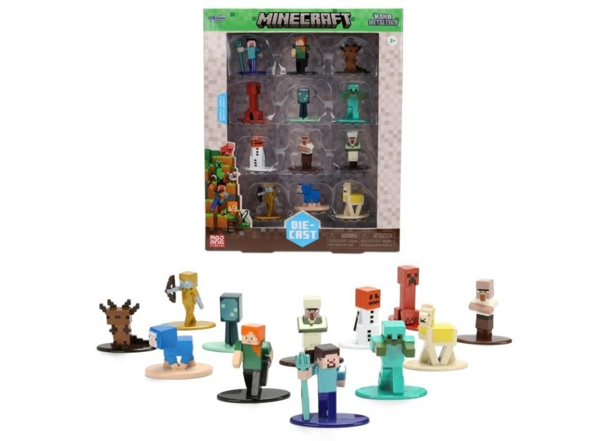 Figurka Simba Jada Minecraft metal fig 12-pak 4cm W17