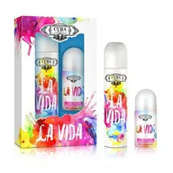 Zestawy kosmetyków damskich - Cuba La Vida For Women zestaw woda perfumowana spray 100 ml + dezodorant w kulce 50 ml - miniaturka - grafika 1
