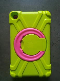 Etui Case do Samsung A8 T290/295 Pancerne Zielone z Różowym - Etui do tabletów - miniaturka - grafika 1
