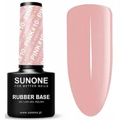Lakiery hybrydowe - Sunone Rubber Baza kauczukowa Hybryda 5g Pink 10 - miniaturka - grafika 1