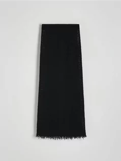 Spódnice - Reserved - Dzianinowa spódnica midi - czarny - grafika 1
