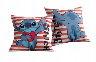 Lilo i Stitch welurowa poduszka jasiek Stich 40x40cm - Kołdry i poduszki dla dzieci - miniaturka - grafika 1