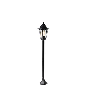 QAZQA Inteligentna stojąca latarnia zewnętrzna czarna 120 cm z WiFi ST64 - Nowy Orlean - Lampy ogrodowe - miniaturka - grafika 1