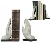 Podpórki do książek - PODPÓRKA do książek podpórki bookend DŁONIE dekoracja do salonu 2 szt. - miniaturka - grafika 1