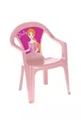 Zabawy w naśladowanie dorosłych - Krzesełko plastikowe pastel różowy - miniaturka - grafika 1