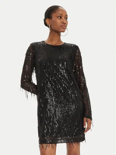 ONLY Sukienka koktajlowa Anika 15336062 Czarny Regular Fit - Sukienki - miniaturka - grafika 1