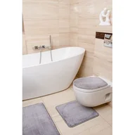 Dywaniki łazienkowe - Komplet dywaników łazienkowych 3 częściowy PROSTY - miniaturka - grafika 1