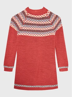 United Colors Of Benetton Sukienka dzianinowa 1176HV002 Różowy Regular Fit - Sukienki i spódniczki dla dziewczynek - miniaturka - grafika 1