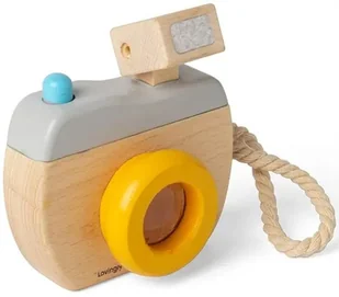 Drewniany aparat fotograficzny dla dzieci Bigjigs - Zabawy w naśladowanie dorosłych - miniaturka - grafika 1