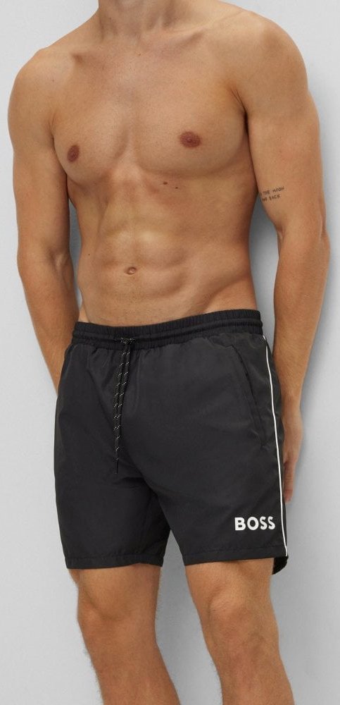 Krótkie spodenki męskie kąpielówki HUGO BOSS szorty spodnie r. L