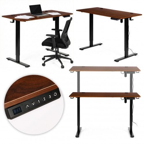 ModernHome Biurko elektryczne regulacja wysokości cichy silnik