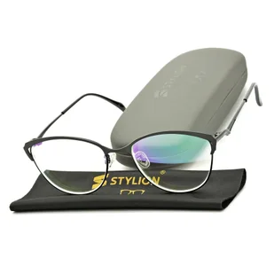 Minusy -0.50 damskie okulary korekcyjne z antyrefleksem ST317 - Okulary korekcyjne, oprawki, szkła - miniaturka - grafika 1