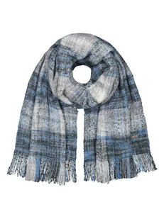 Barts Szal "Kristinam" w kolorze niebiesko-białym - 180 x 50 cm - Apaszki i szaliki damskie - miniaturka - grafika 1