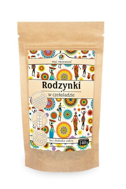 RODZYNKI W CZEKOLADZIE 140 g - PIĘĆ PRZEMIAN