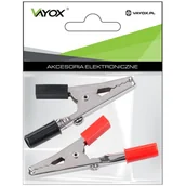 Podzespoły elektroniczne - Krokodylek Banan Czarny i Czerwony - miniaturka - grafika 1