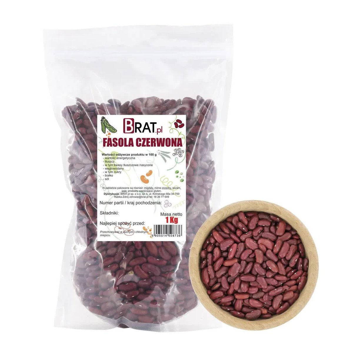 Fasola czerwona 1kg