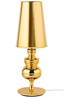 Lampy stojące - King Home Lampa biurkowa śr.18cm Queen złota/miedziana 1018T1.GOLD - miniaturka - grafika 1