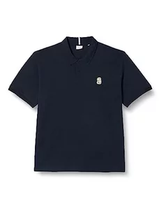 s.Oliver Big Size Męska koszulka polo, z krótkim rękawem, niebieska, 5XL, niebieski, 5XL - Koszulki męskie - miniaturka - grafika 1