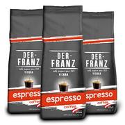 Kawa - Der-Franz Espresso Cała kawa ziarnista 3 opakowanie 500 g - miniaturka - grafika 1