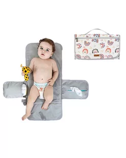 Przenośny Przewijak Organizer 2W1 Dla Niemowląt Rainbow / Hamur Home - Przewijaki - miniaturka - grafika 1