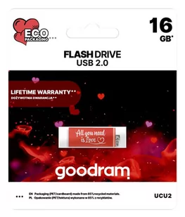 GOODRAM 16 GB USB 2.0 Czerwono-biały - Pendrive - miniaturka - grafika 1