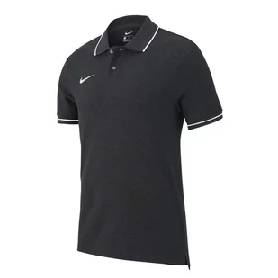 Nike, Koszulka męska, Y Polo Team Club 19 SS, szary, rozmiar M - Koszulki sportowe męskie - miniaturka - grafika 1