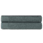 Ręczniki - vidaXL vidaXL Ręczniki do rąk, 2 szt., bawełna, 450 g/m, 50x100 cm, zielone - miniaturka - grafika 1