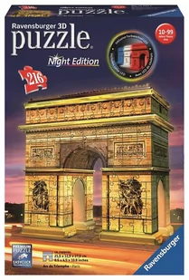 Ravensburger puzzle Łuk Triumfalny nocna edycja) 216 szt - Puzzle - miniaturka - grafika 3