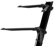 Akcesoria do instrumentów klawiszowych - STAY Slim stojak na keyboard z 2 poziomami na najwyższym poziomie, wygięty, czarny - miniaturka - grafika 1
