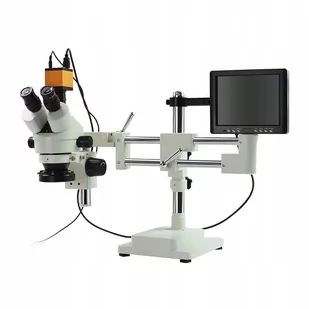 Mikroskop Stereoskopowy Kamera 14Mp Wyświetlacz - Mikroskopy i lupy - miniaturka - grafika 1