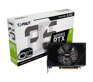 Palit GeForce RTX 3050 StormX OC 6GB GDDR6 96bit DLSS NE63050S18JE-1070F - Karty graficzne - miniaturka - grafika 1