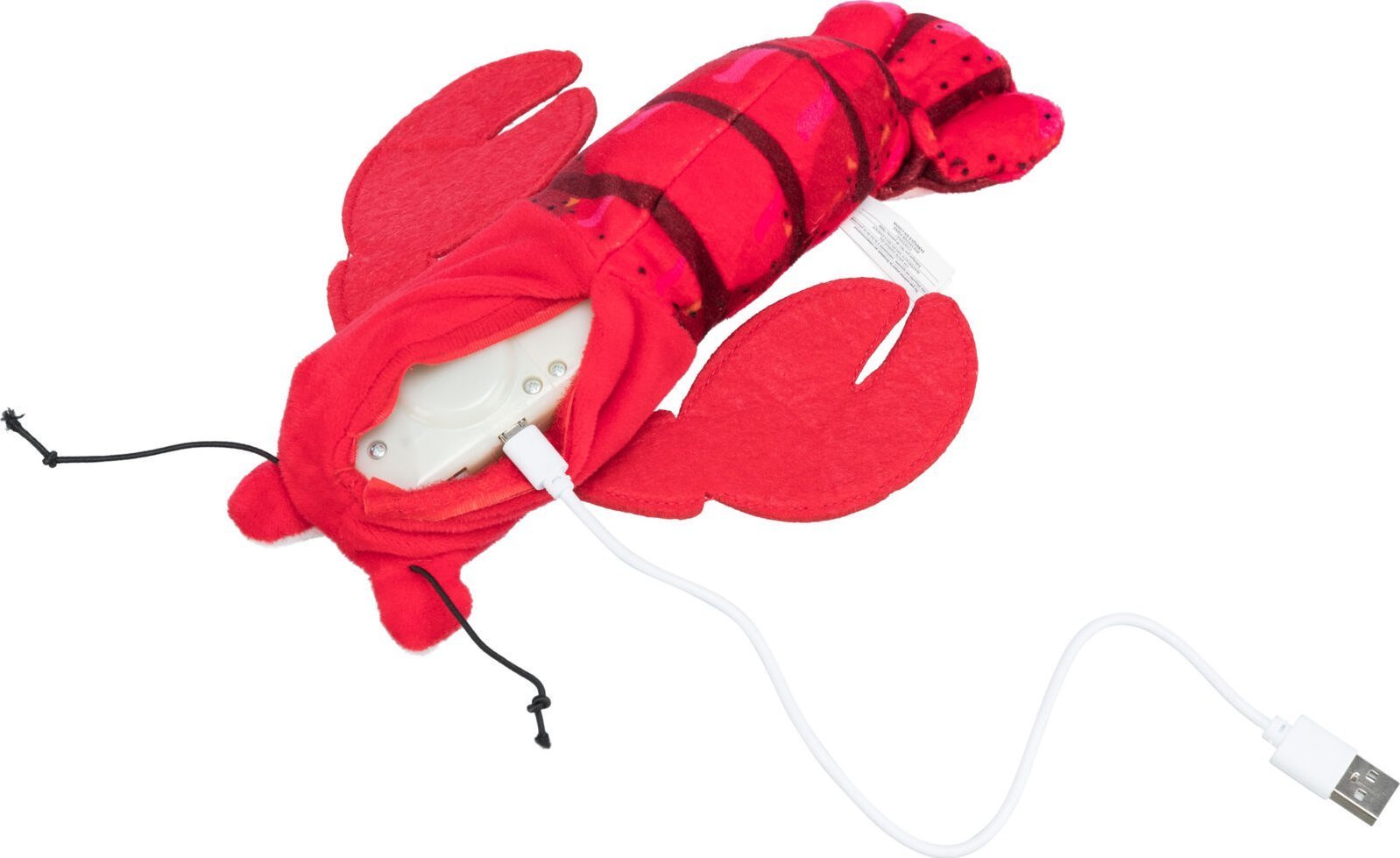 Trixie Zabawka Wriggle shrimp, zabawka, dla kota, czerwona, 23 cm, z kocimiętką